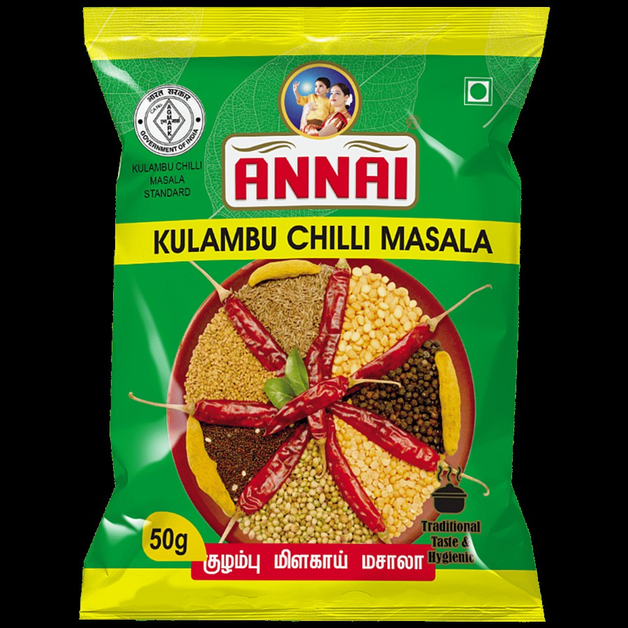 ANNAI Kulambu Chilli Powder - Traditional Taste & Hygiene