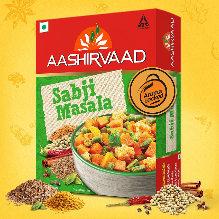 Aashirvaad Sabji Masala - Ethnic Spice Blend With Authentic Taste