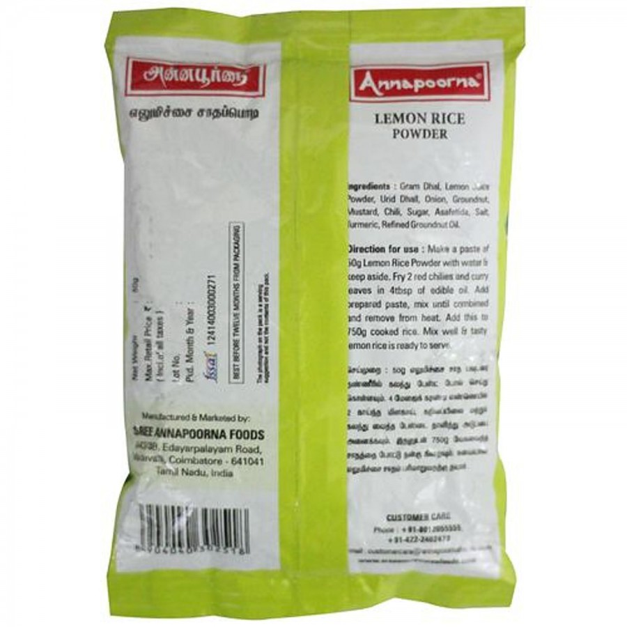 Annapoorna Powder - Lemon Rice