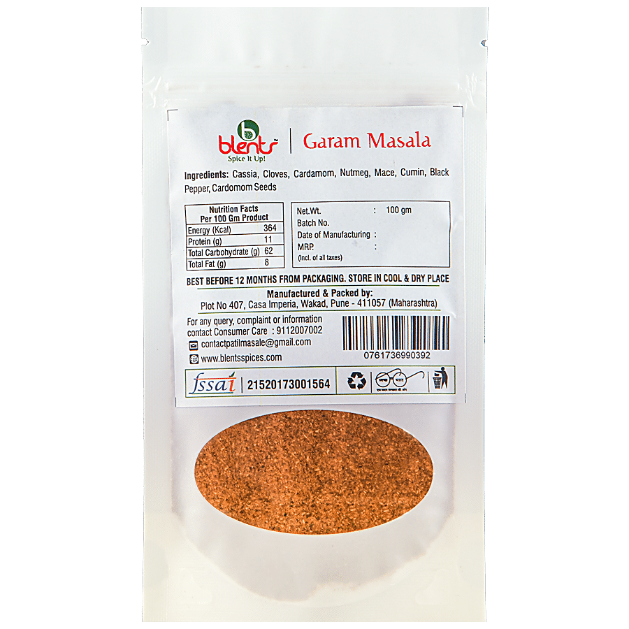 Blents Garam Masala - Perfect Blend Of Spices