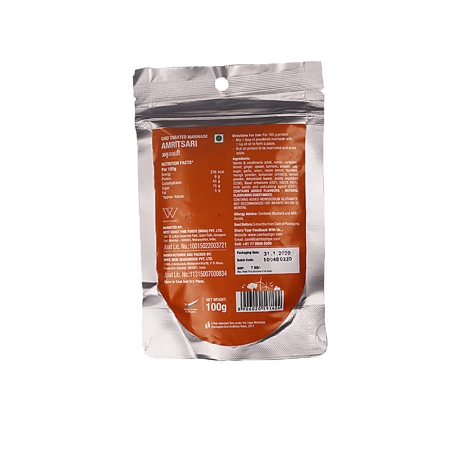 Cambay Tiger Chef Curated Marinade Amritsari