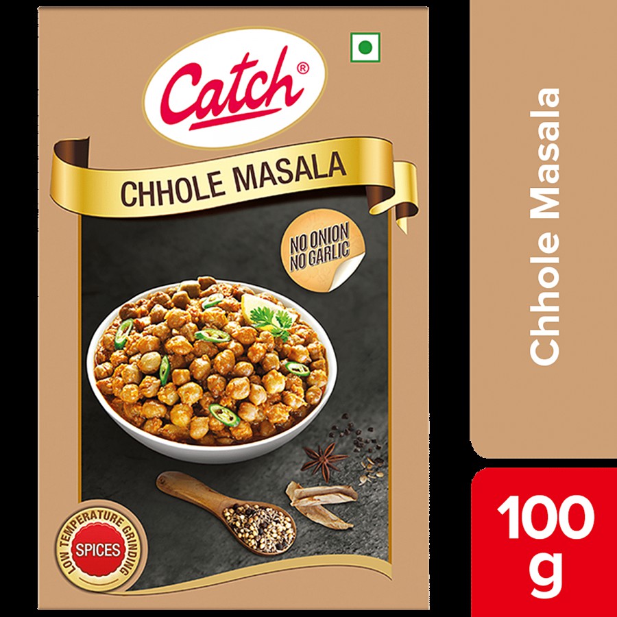 Catch Chhole Masala With No Garlic & Onion - Adds Flavour & Aroma