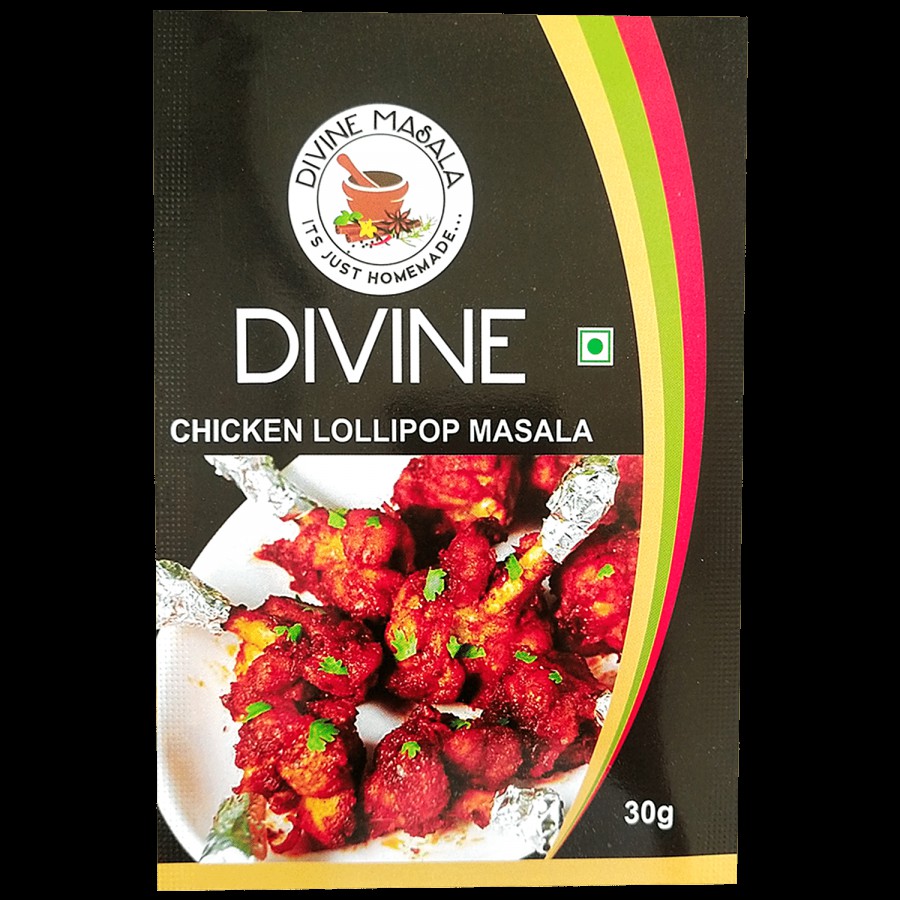 DIVINE MASALA Blended Powdered Spice Mix - Chicken Lollipop Masala