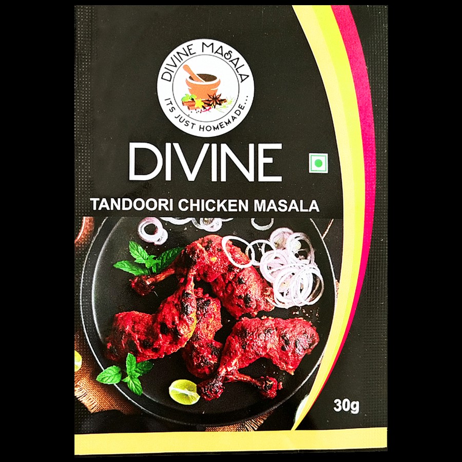 DIVINE MASALA Blended Powdered Spice Mix - Chicken Tandoori Masala