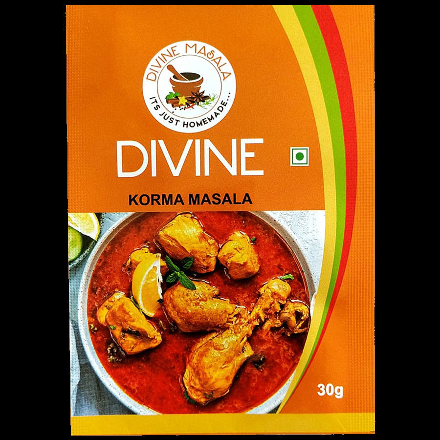 DIVINE MASALA Blended Powdered Spice Mix - Korma Masala