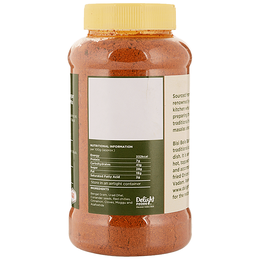 Delight Foods Bisi Bele Bhath Powder - Karnatakas Iyengar