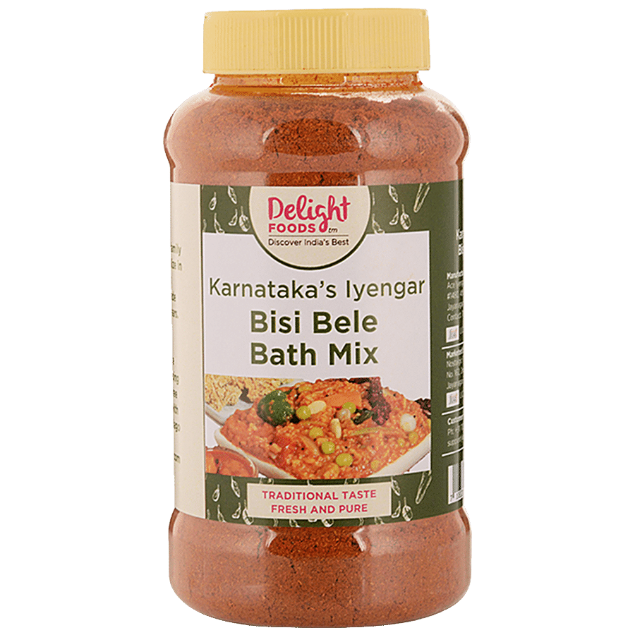 Delight Foods Bisi Bele Bhath Powder - Karnatakas Iyengar