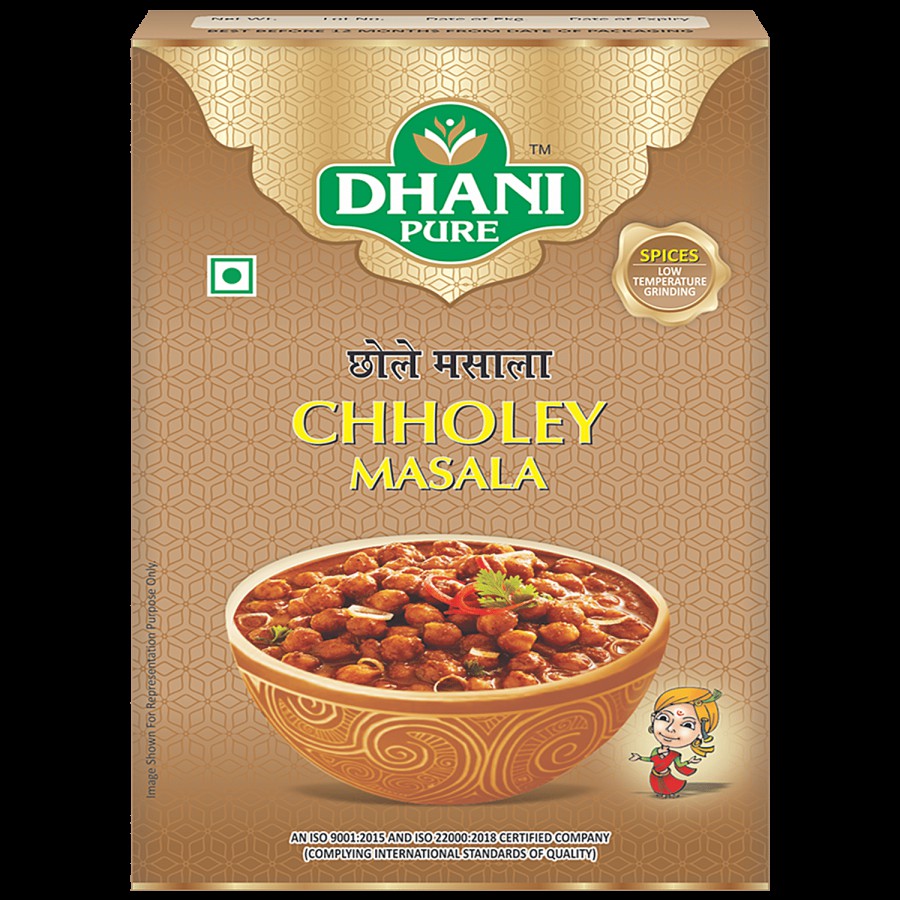 Dhani Pure Chholey Masala - 100% Natural