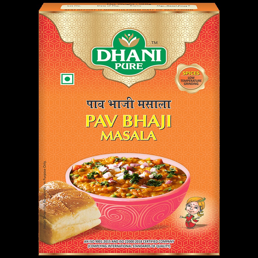 Dhani Pure Pav Bhaji Masala - 100% Natural