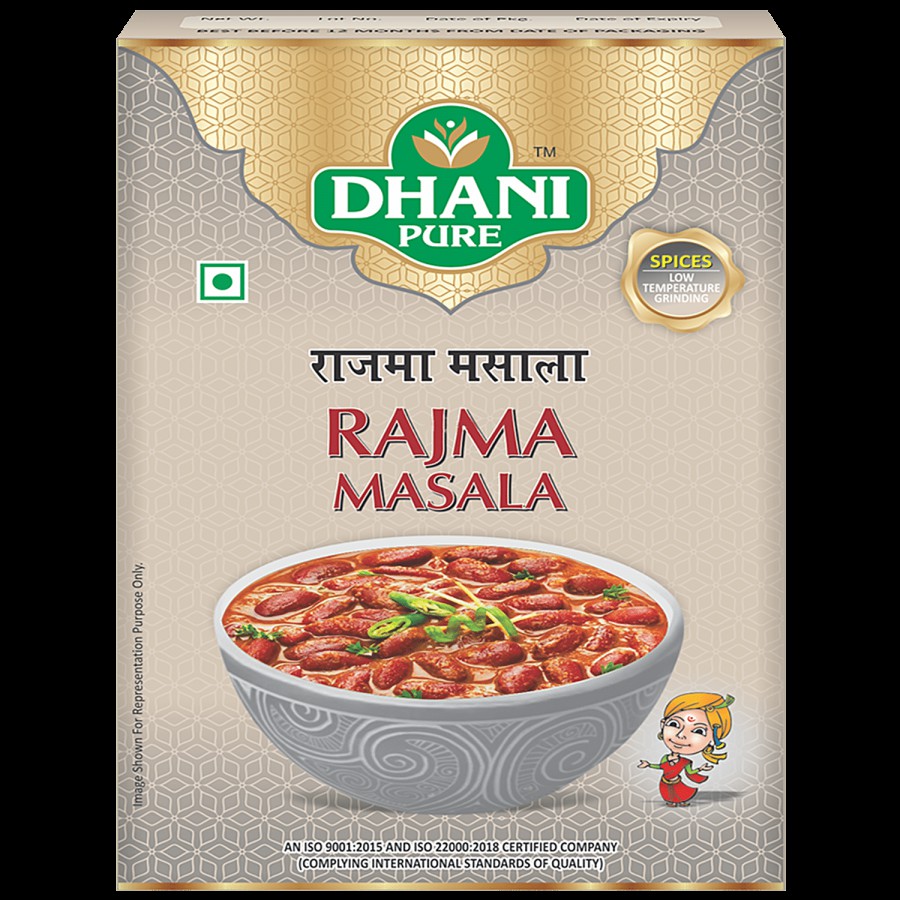 Dhani Pure Rajma Masala - 100% Natural