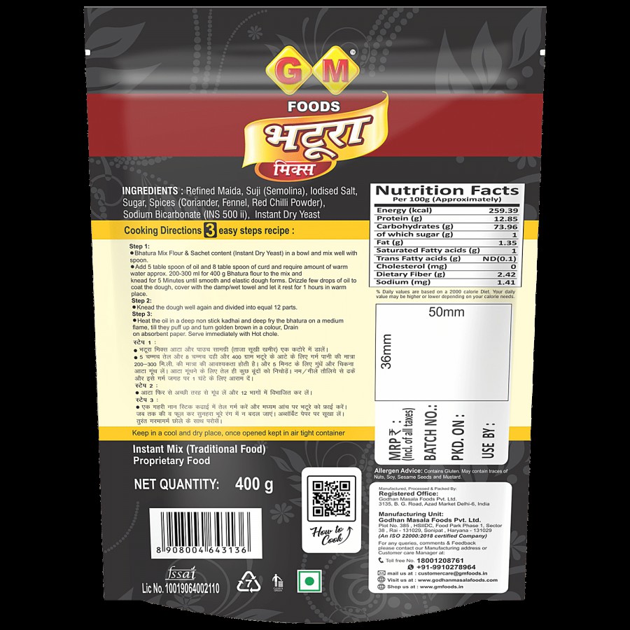 Gm Foods Bhatura Mix