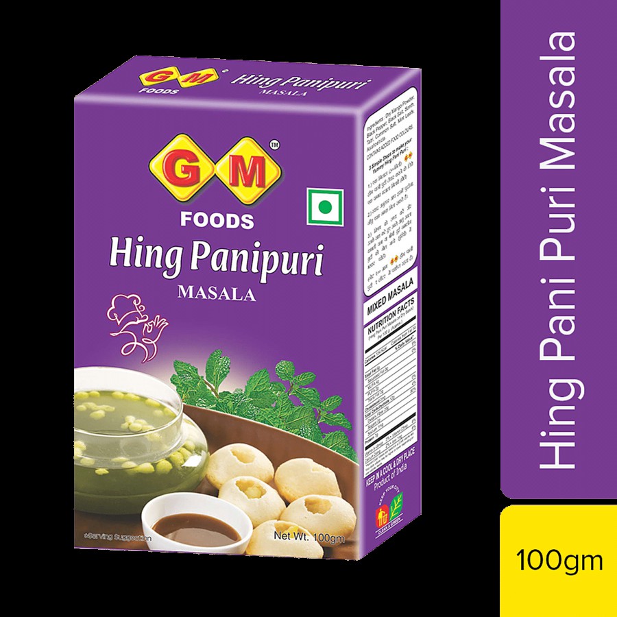 Gm Foods Hing Pani Puri