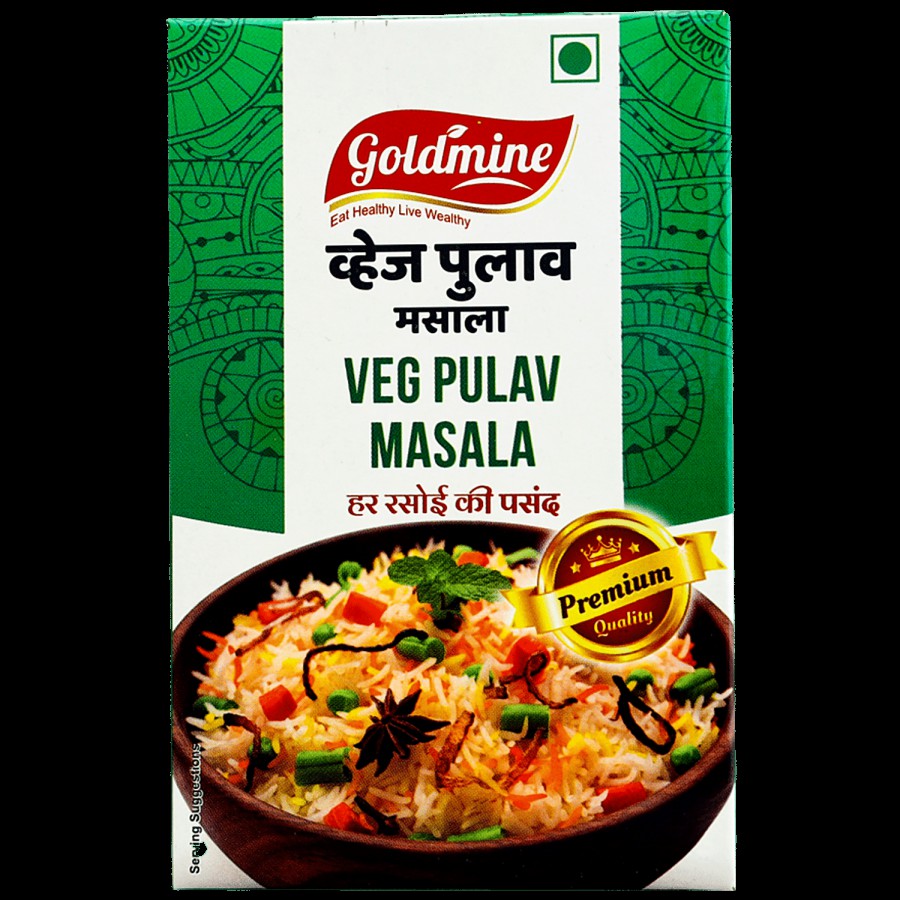 Goldmine Veg Pulao Masala - Flavourful Spice Mix