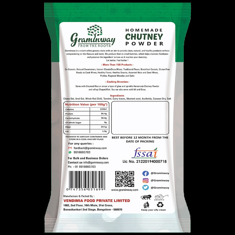 Graminway Homemade Chutney Powder