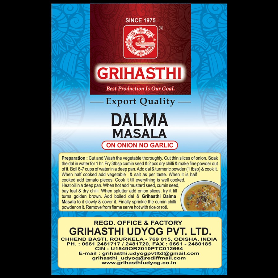 Grihasthi Dalma Masala - No Onion Or Garlic