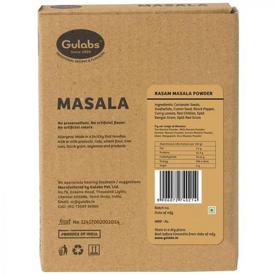 Gulabs Powder - Rasam Masala