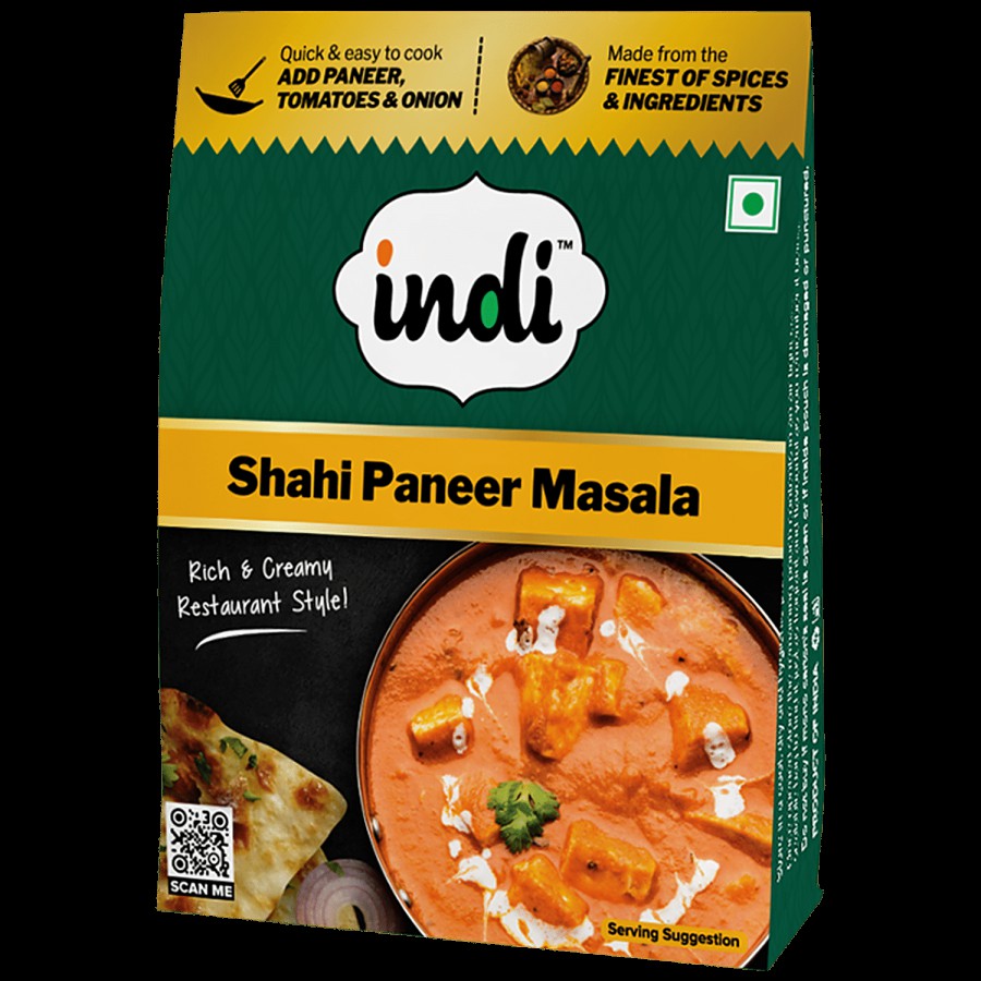 Indi  Shahi Paneer Masala - Rich & Creamy Restaurant Style