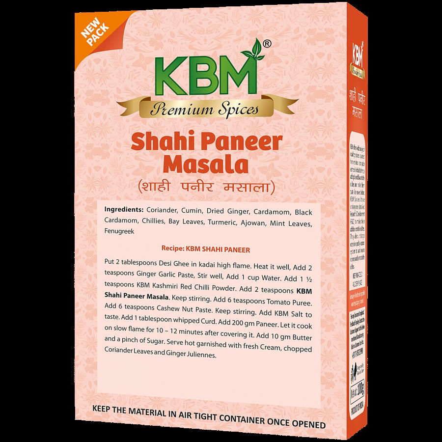 KBM Premium Spices Shahi Paneer Masala