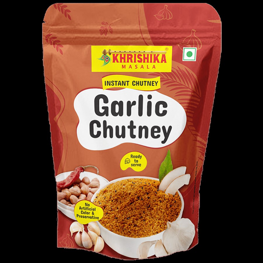 KHRISHIKA Garlic Instant Chutney