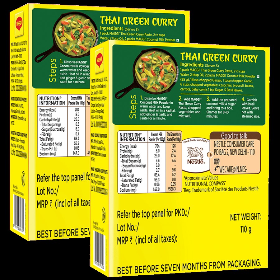 MAGGI  Thai Green Curry - Coconut Milk Powder