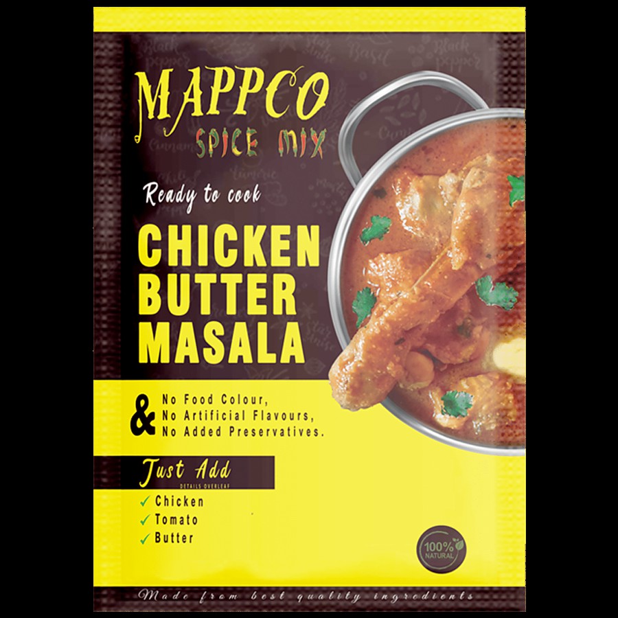 MAPPCO Ready To Cook Chicken Butter Masala - 100% Natural