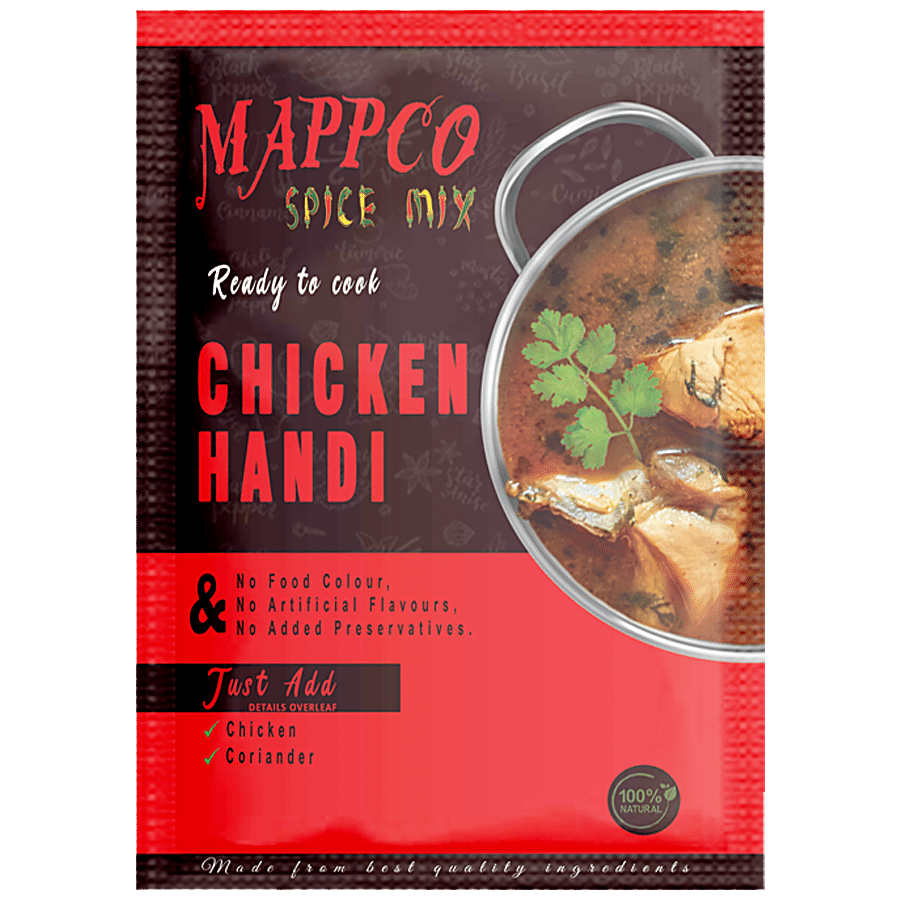 MAPPCO Ready To Cook Chicken Handi - 100% Natural