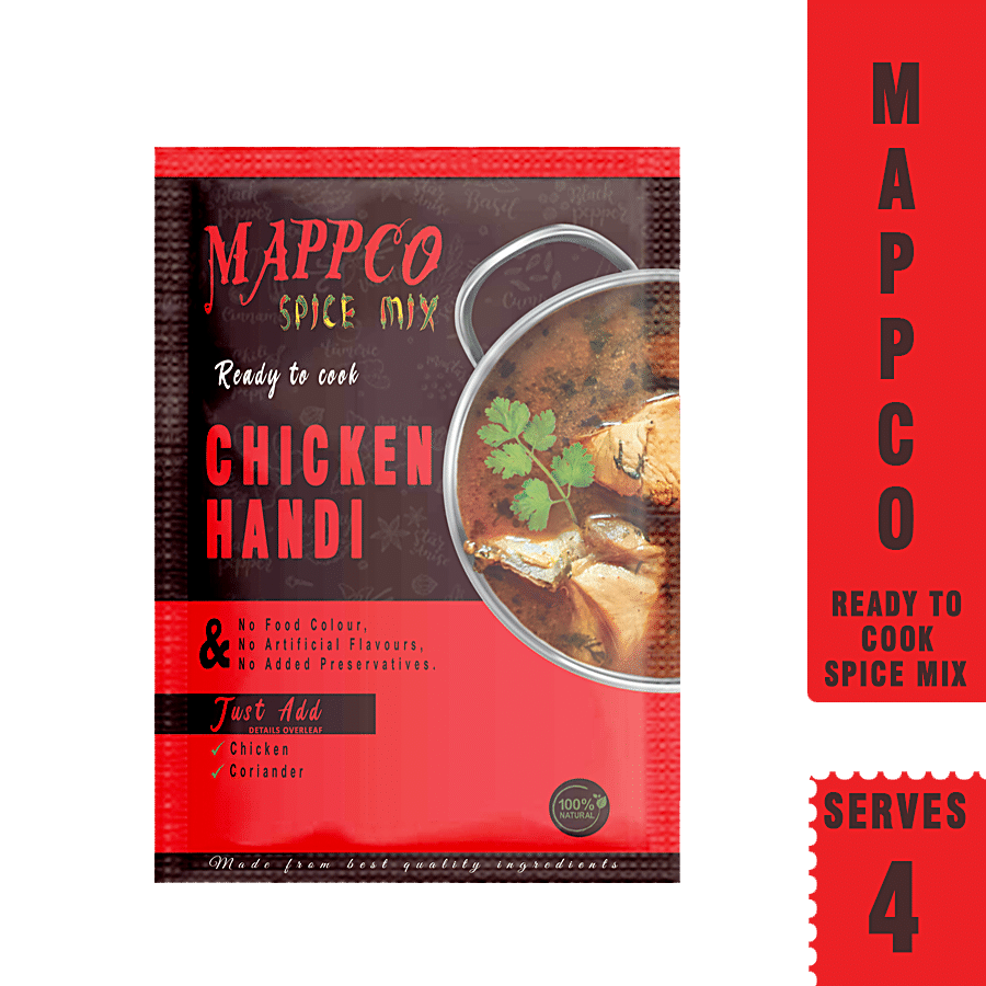 MAPPCO Ready To Cook Chicken Handi - 100% Natural