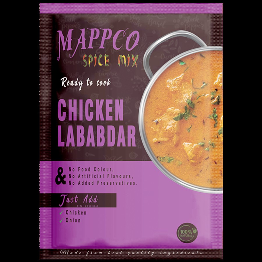 MAPPCO Ready To Cook Chicken Lababdar - 100% Natural