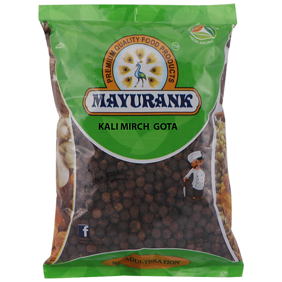 MAYURANK Kali Mirch Whole/Gota - Adds Flavour