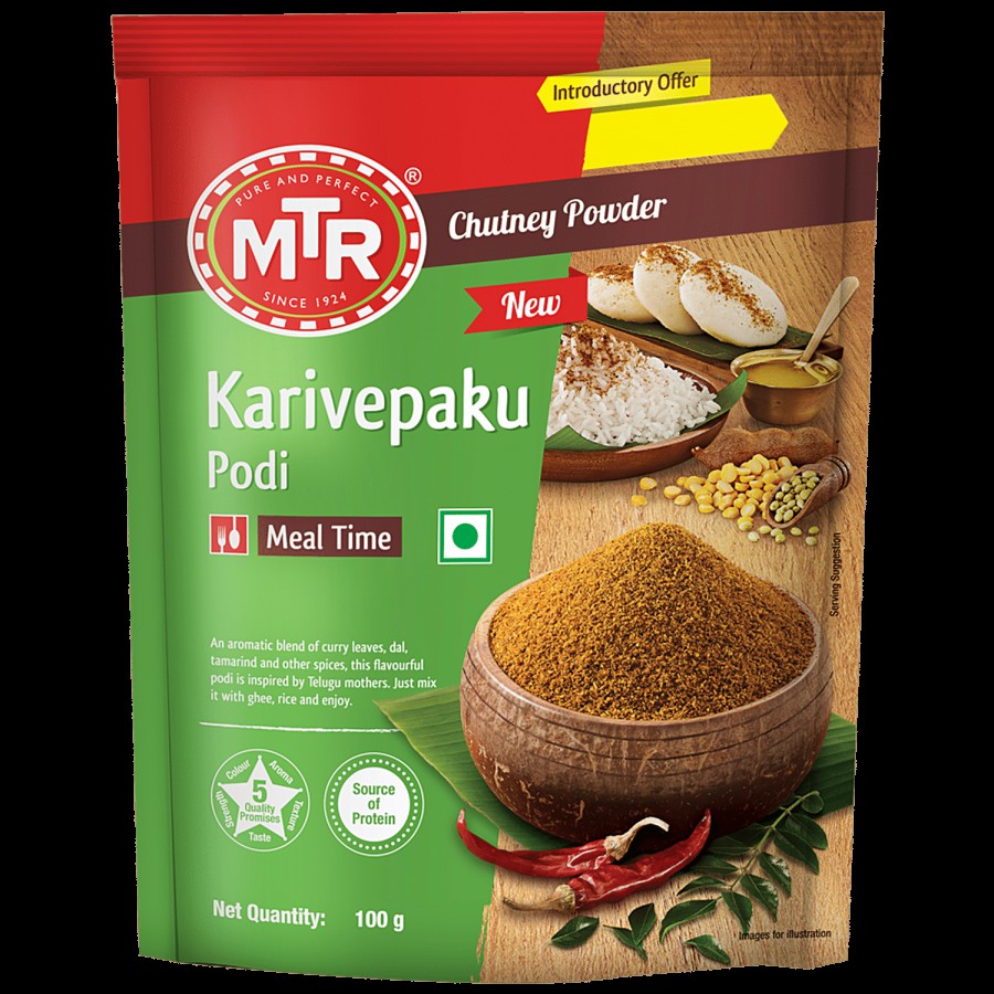 MTR Karivepaku Podi - Chutney Powder