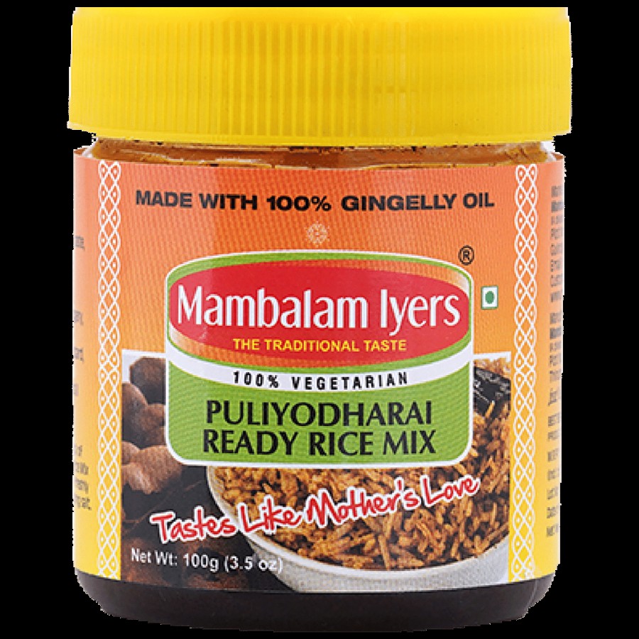 Mambalam Iyers Puliyodharai Rice Mix - Enhances Flavour