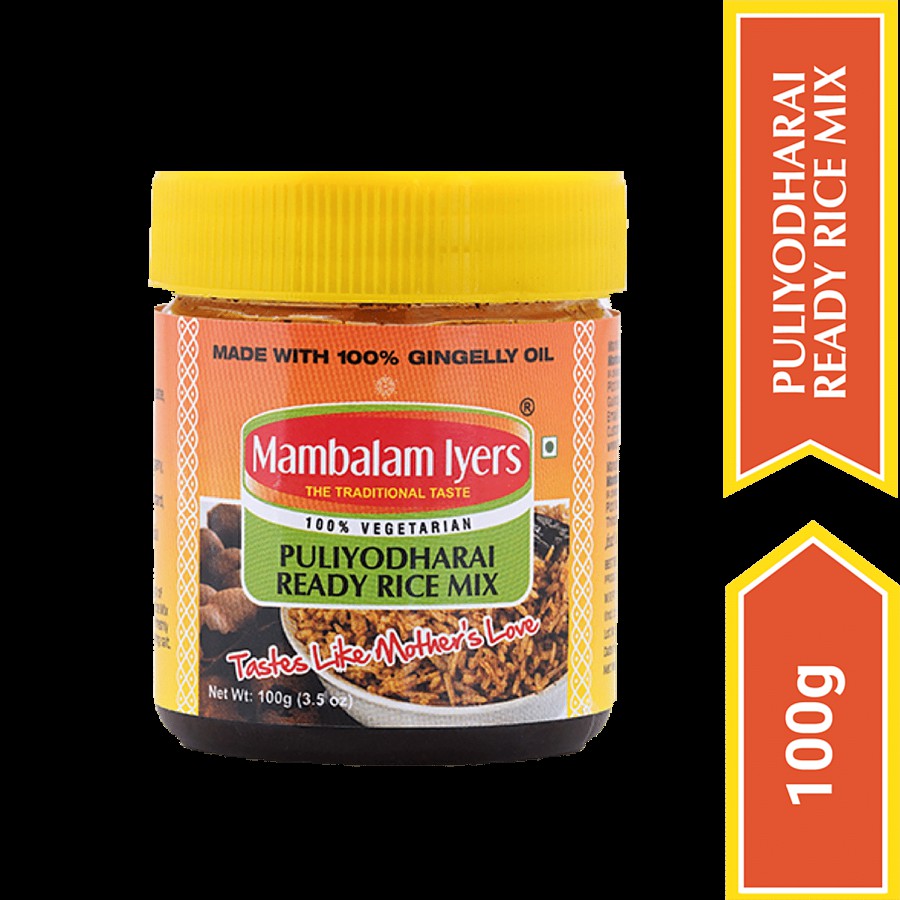 Mambalam Iyers Puliyodharai Rice Mix - Enhances Flavour