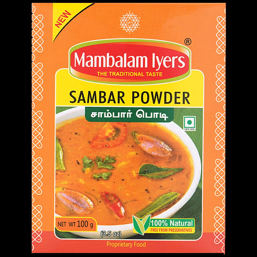 Mambalam Iyers Sambar Powder - Enhances Flavour