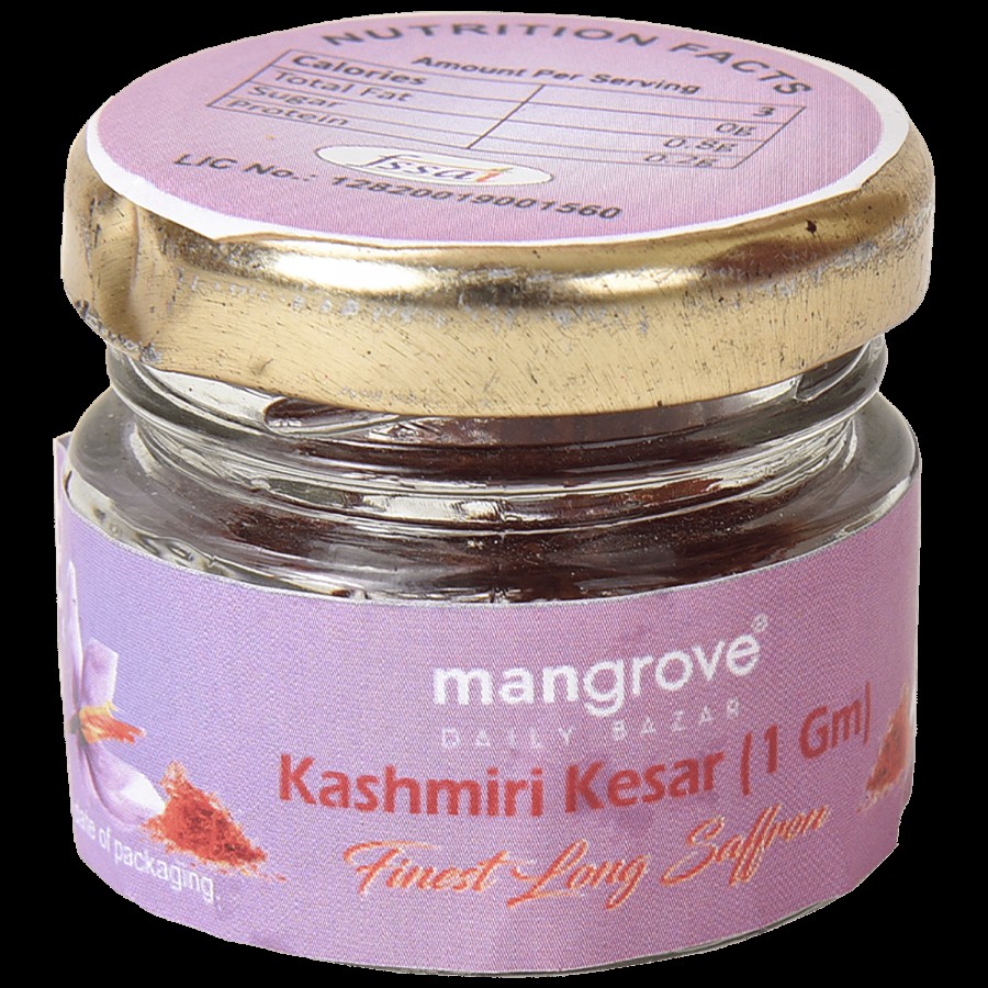 Mangrove Daily Bazar MANGROVE DAILY BAZAR Kashmiri Kesar - Finest Long Saffron