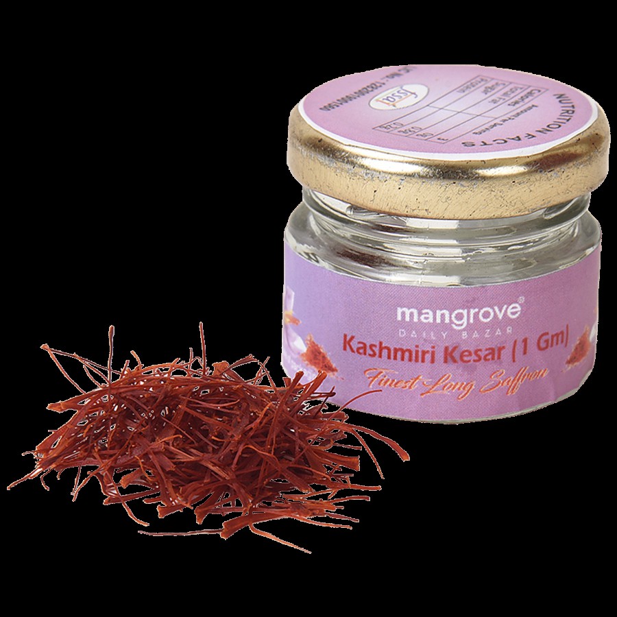 Mangrove Daily Bazar MANGROVE DAILY BAZAR Kashmiri Kesar - Finest Long Saffron