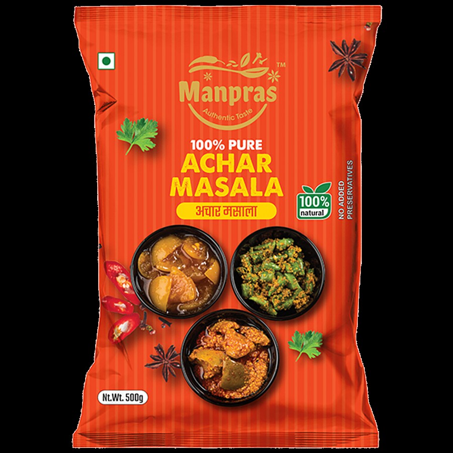 Manpras Aachar Masala - 100% Natural