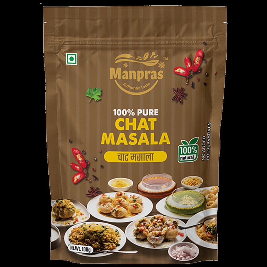 Manpras Chat Masala - 100% Natural