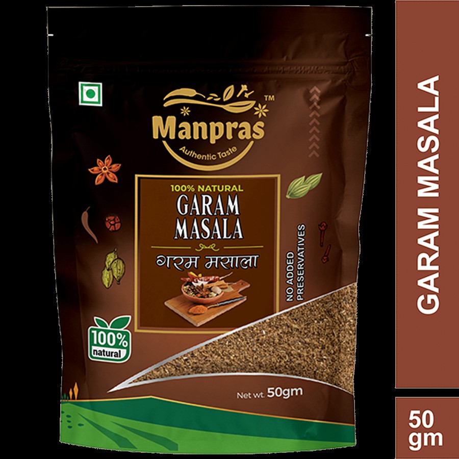 Manpras Garam Masala - 100% Natural