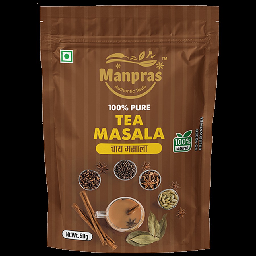 Manpras Tea Chai Masala - 100% Natural