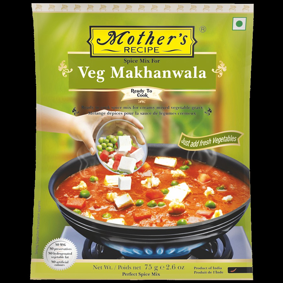 Mother's Recipe Mothers Recipe vegetable-makhanwala-mix 75 g Pouch