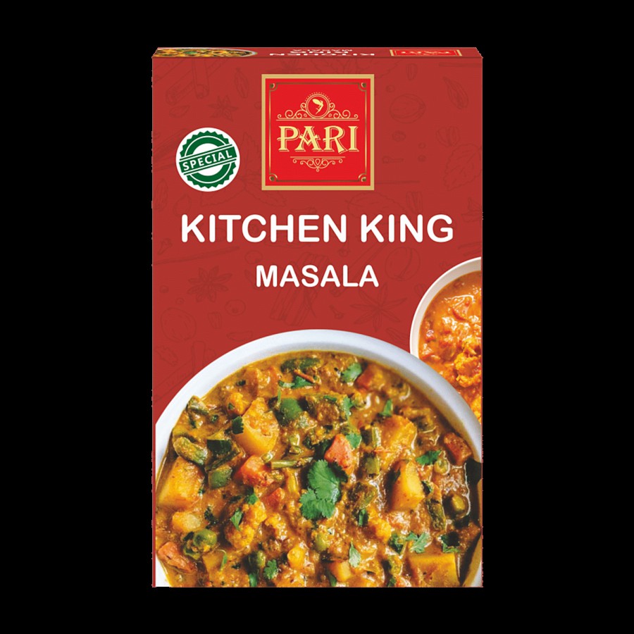 Pari Kitchen King Masala Powder - With No Added Artificial Colours & Preservatives