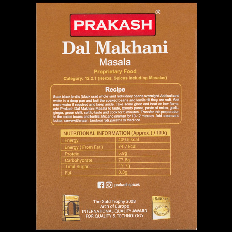 Prakash Dal Makhani Masala