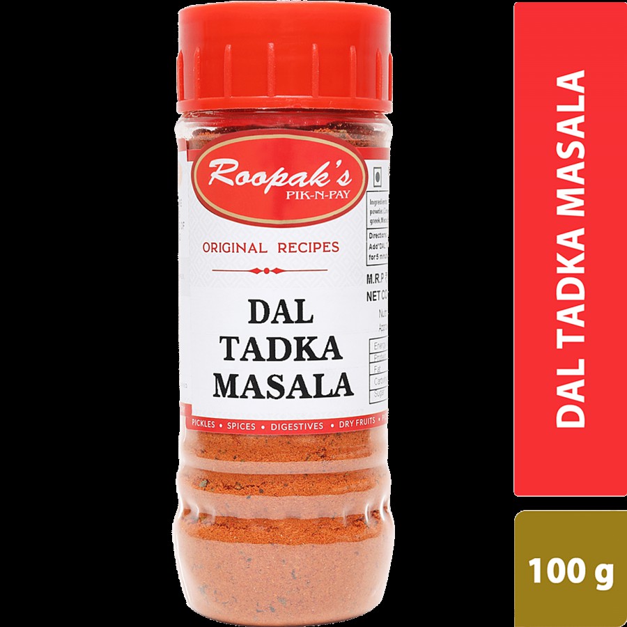 ROOPAK'S PIK-N-PAY Dal Tadka Masala - Natural & Pure