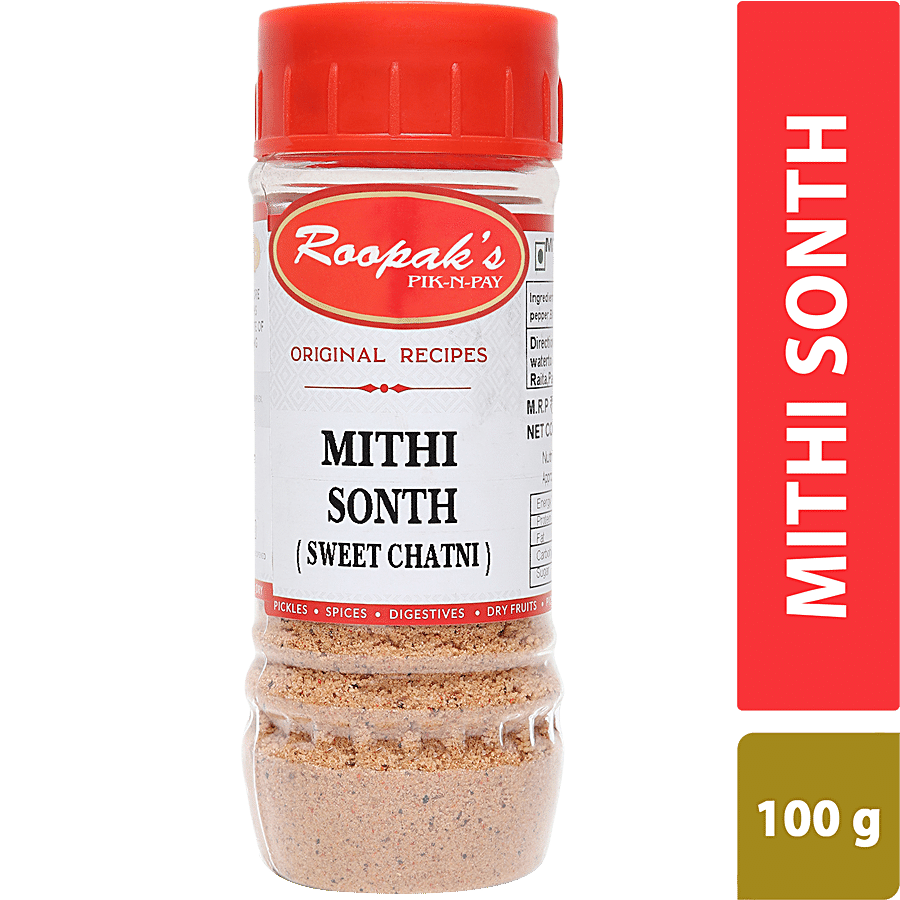 ROOPAK'S PIK-N-PAY Mithi Sonth Masala/Sweet Chatni Powder - Natural & Pure