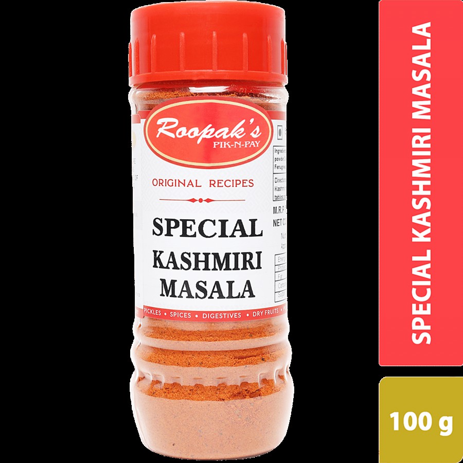 ROOPAK'S PIK-N-PAY Special Kashmiri Masala - Natural & Pure