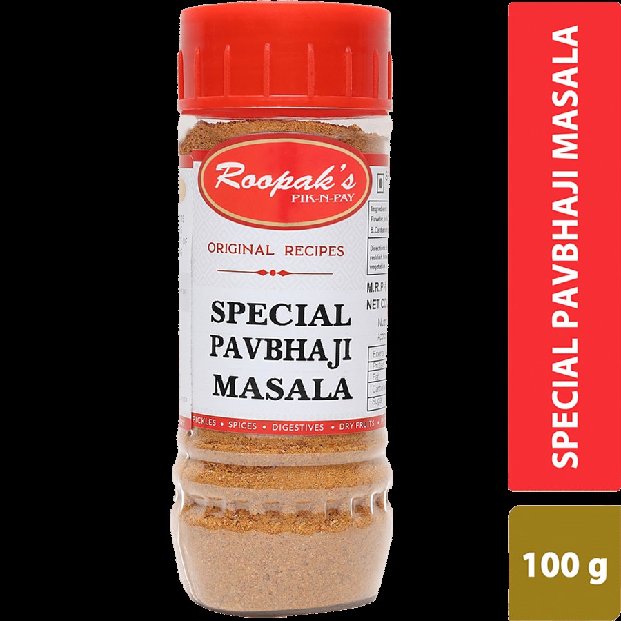 ROOPAK'S PIK-N-PAY Special Pav Bhaji Masala - Natural & Pure