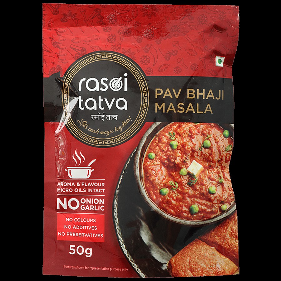 Rasoi Tatva Pav Bhaji Masala - Premium Quality