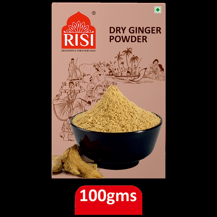 Risi Spices Dry Ginger Powder - Adds Flavour