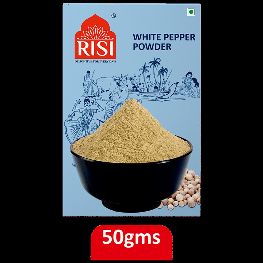 Risi Spices White Pepper Powder - Adds Flavour