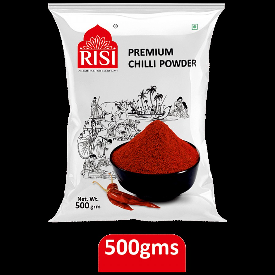 Risi Spices Premium Chilli Powder - Adds Flavour